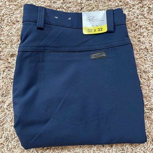 Greg Norman Men’s ML75 Stretch Performance Chino Pants Blue, Size 32x32 (New)